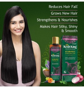 Kesh King Ayurvedic Onion Oil Scalp and Hair Medicinal Growth Oil 100ml